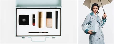 travel kit chanel|Chanel travel makeup set.